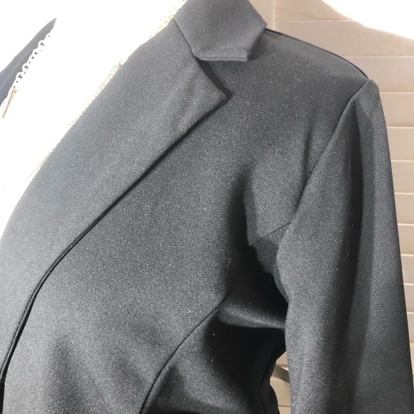 Torrid Black Blazer Career 3/4 Sleeves Pockets Stretch 2X - Picture 7 of 11